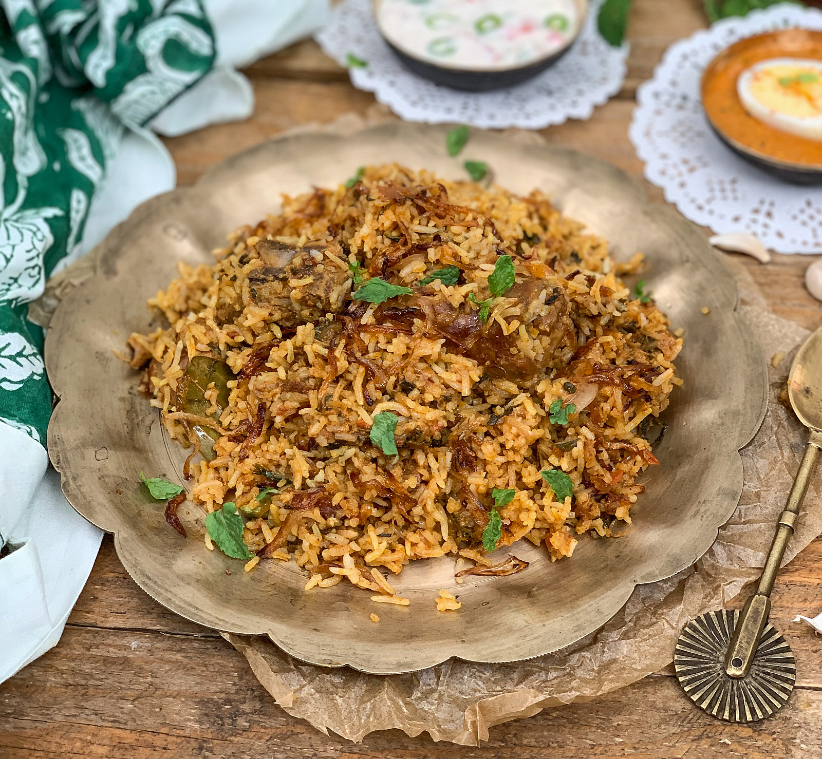 Mutton Dum Biryani Recipe 