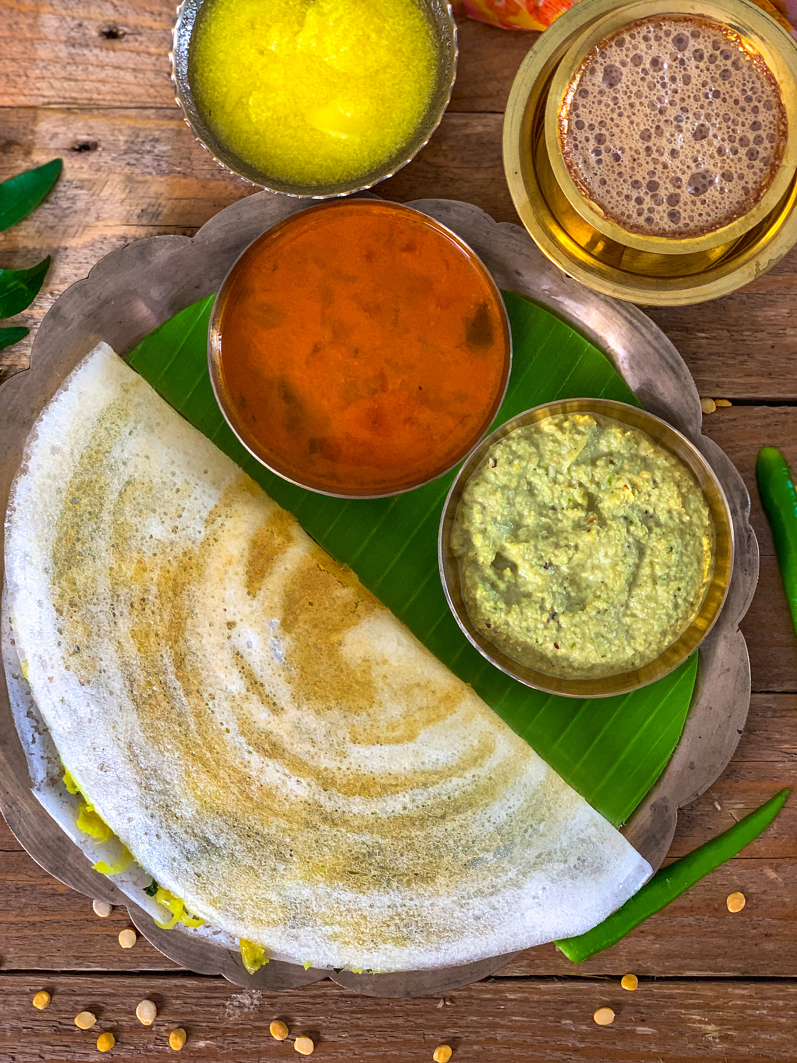 Ghee Masala Dosa Recipe By Archana s Kitchen ghee-masala-dosa-recipe-by-archana-s-kitchen