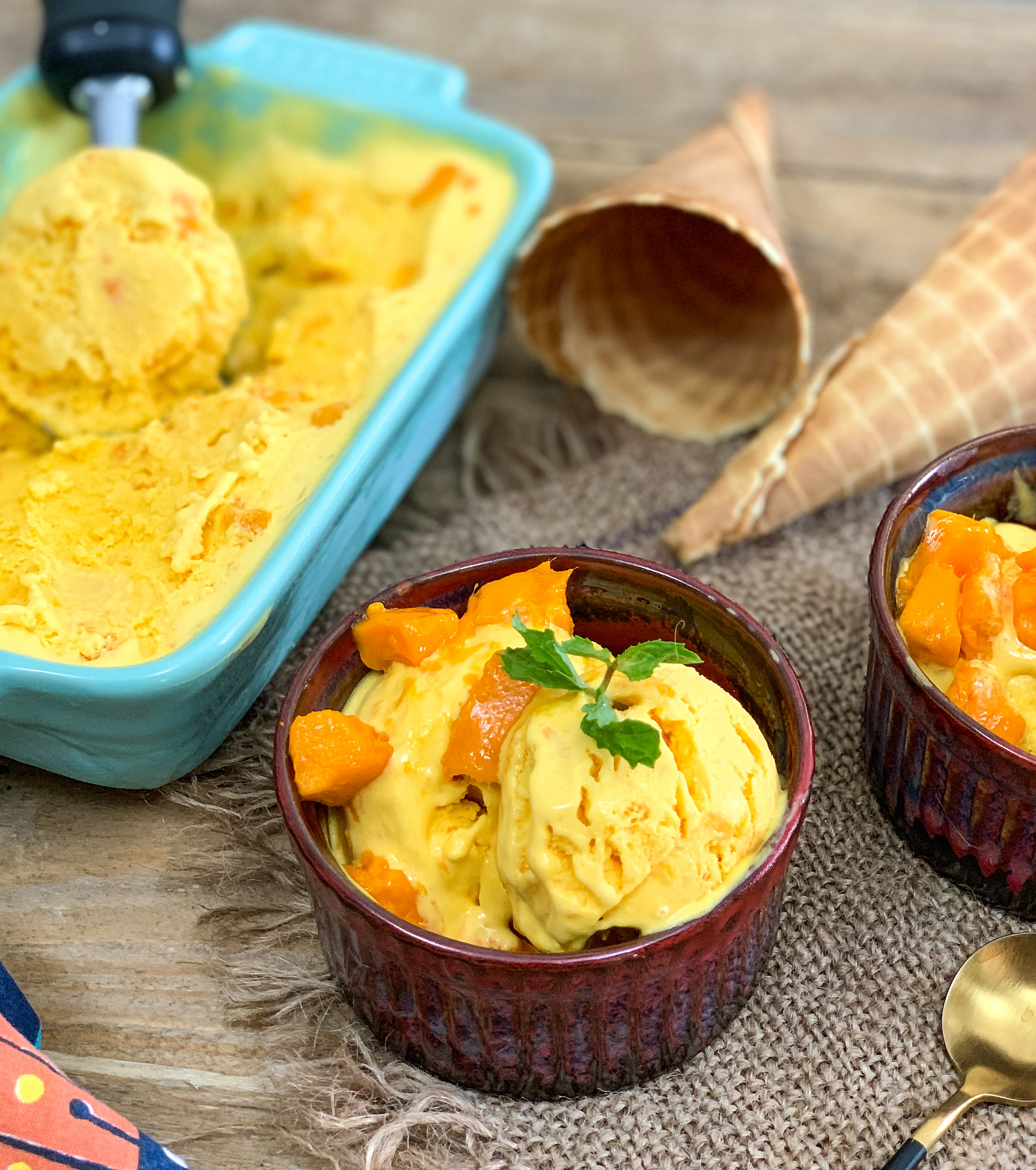 Homemade Mango Ice-Cream Recipe