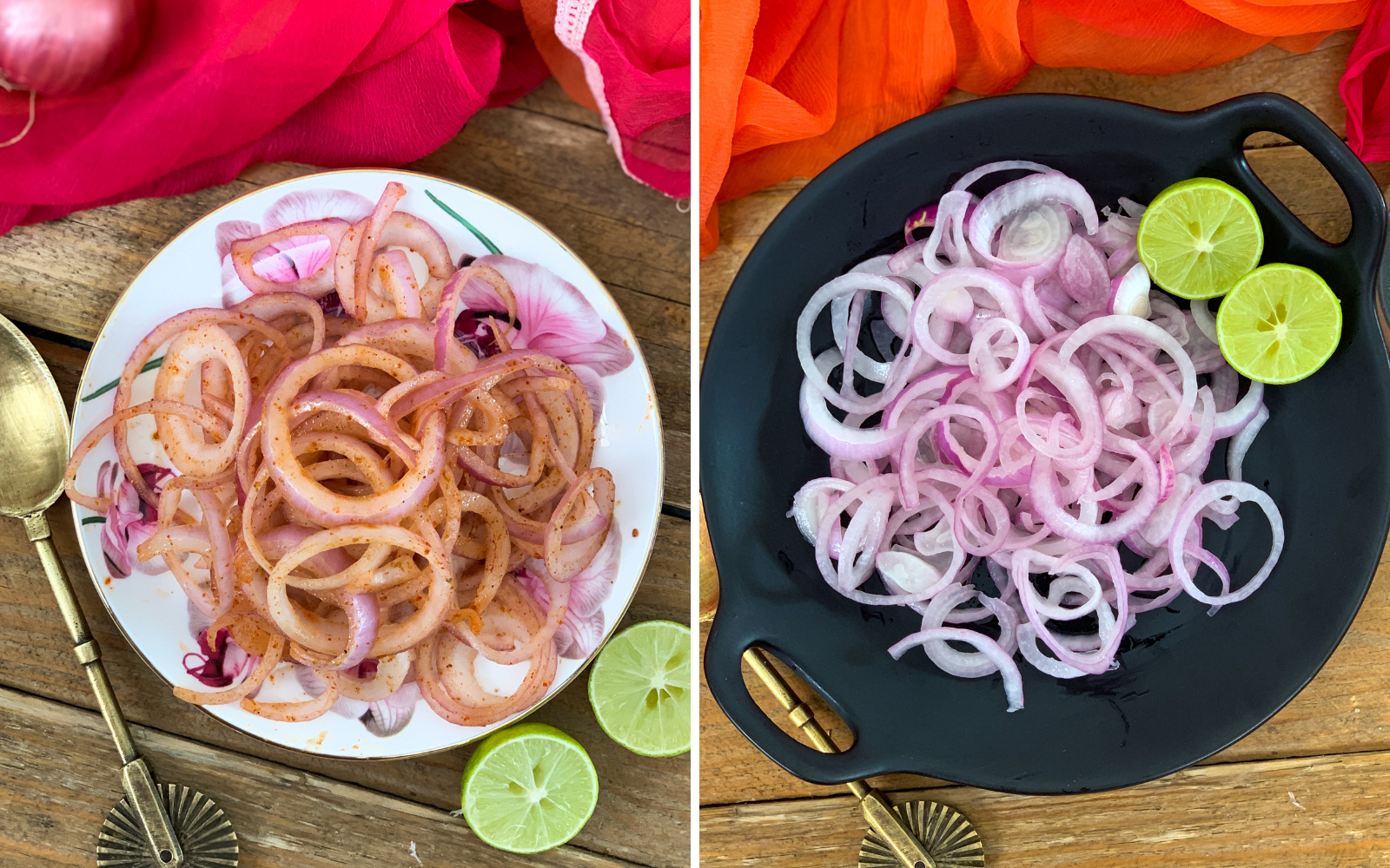 Lacha Pyaz Recipe - Masala Pickled Onions  