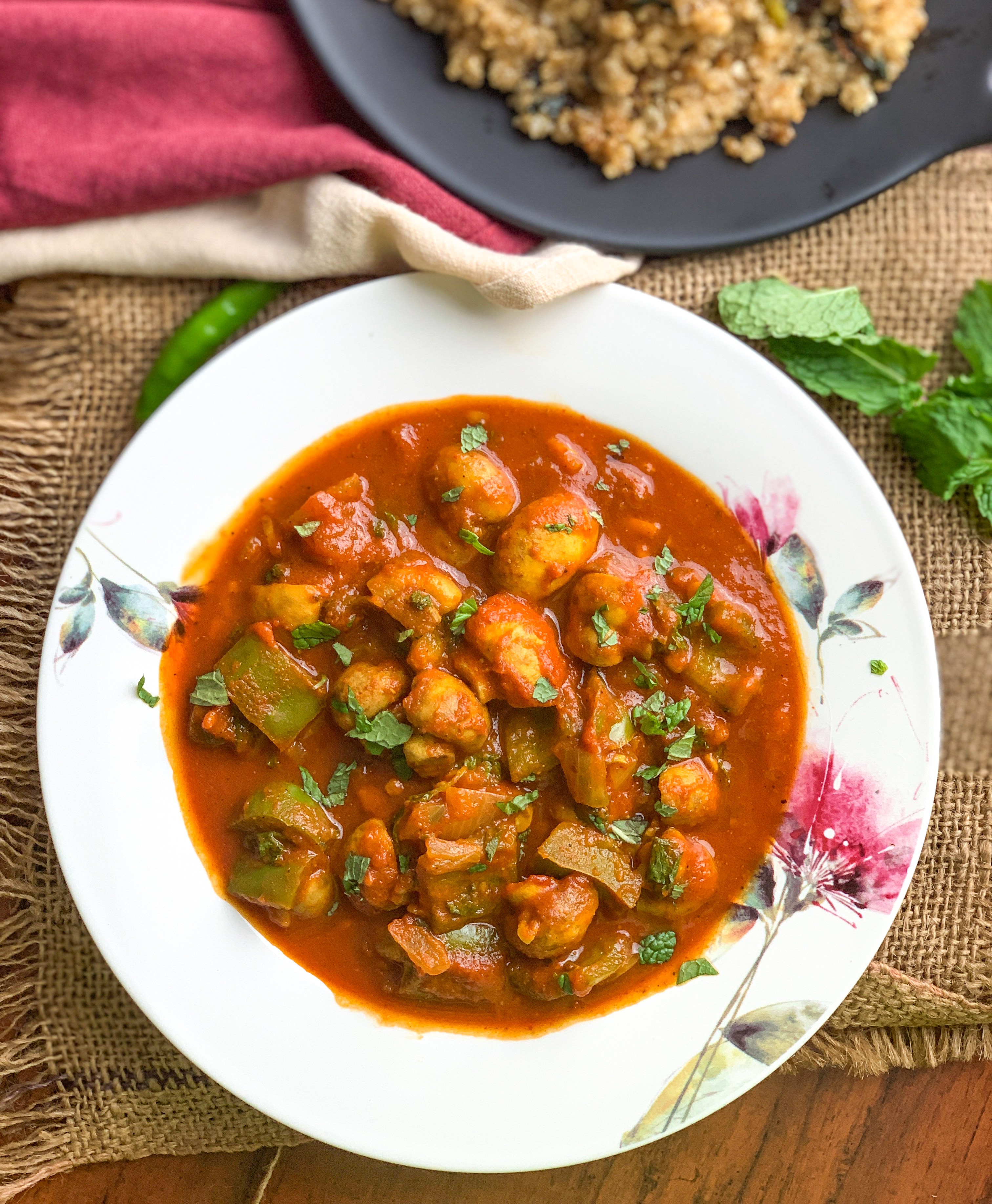 Mushroom Curry Recipe by Archana's Kitchen