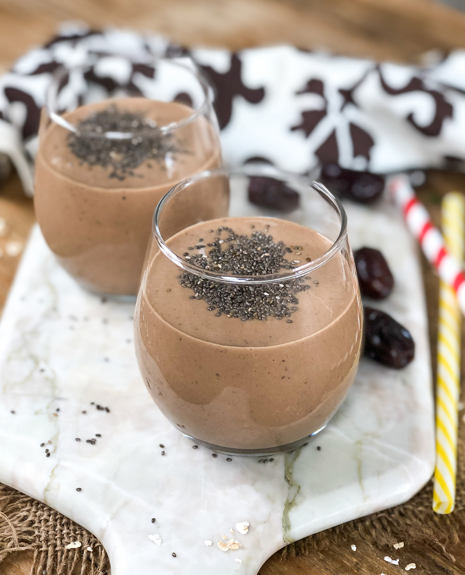 Nutty Chocolate Banana Smoothie Recipe