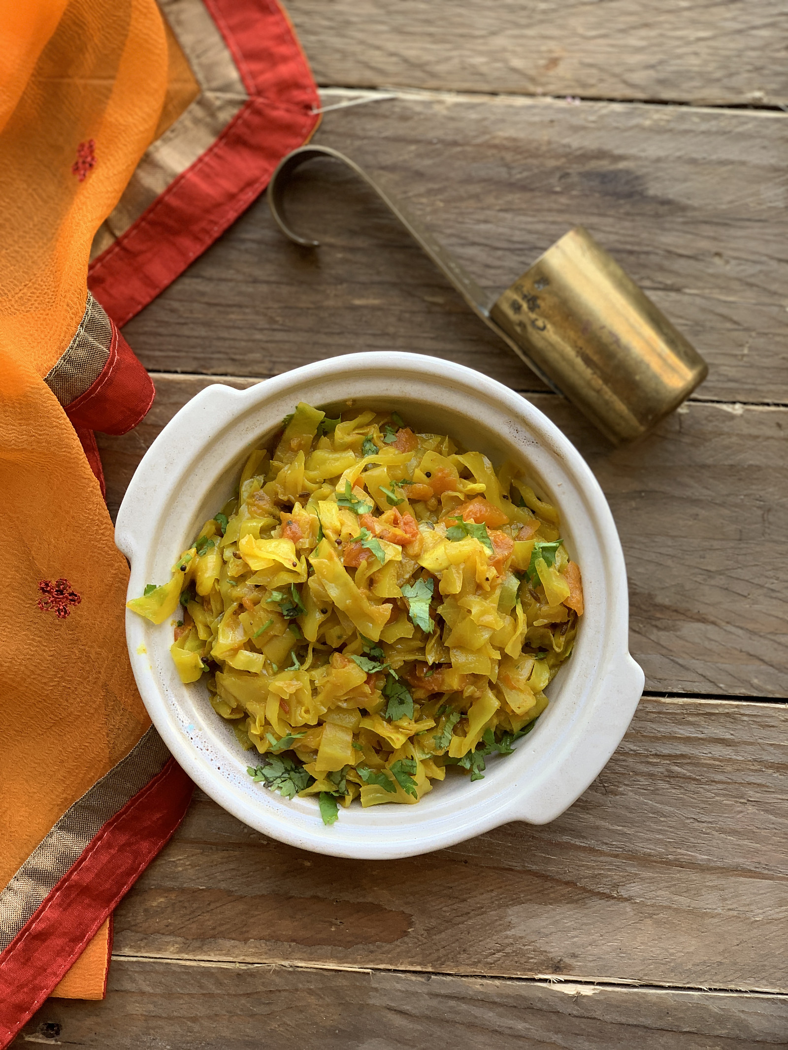 Patta Gobi Sabzi Recipe - Cabbage Tomato Sabzi by Archana's Kitchen