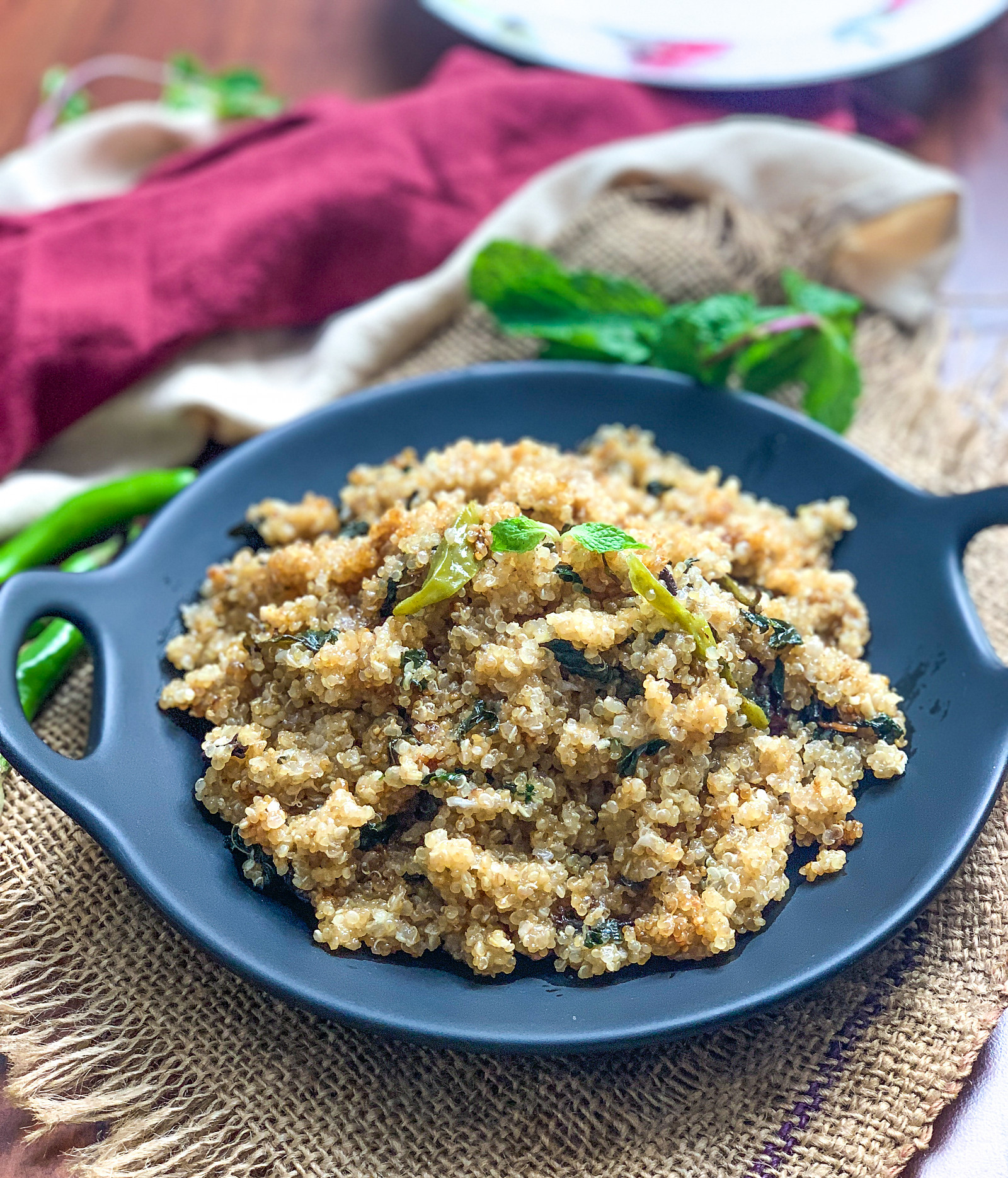 Pudina Quinoa Recipe