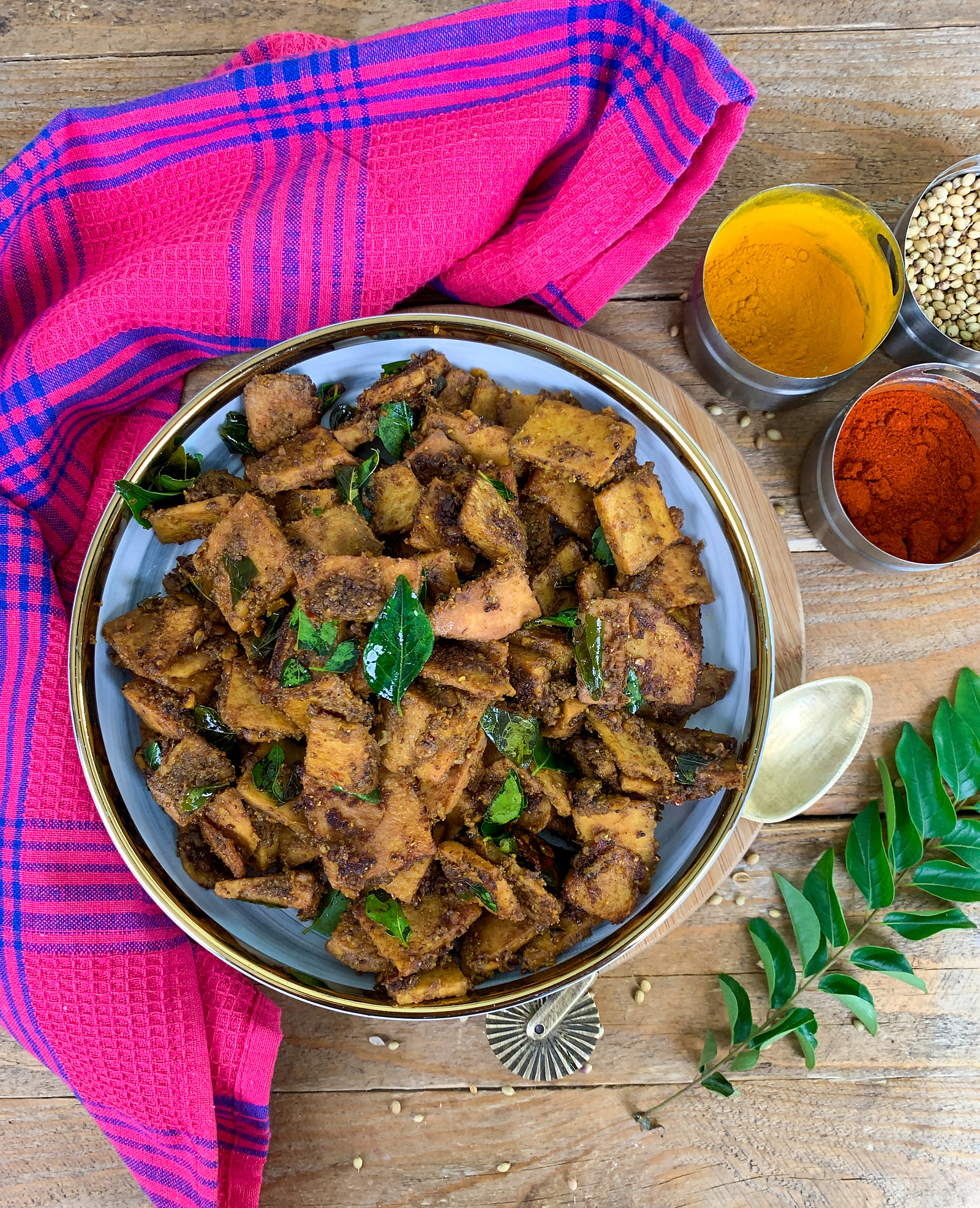 Senai Kizhangu Poriyal Recipe-Yam Poriyal Recipe