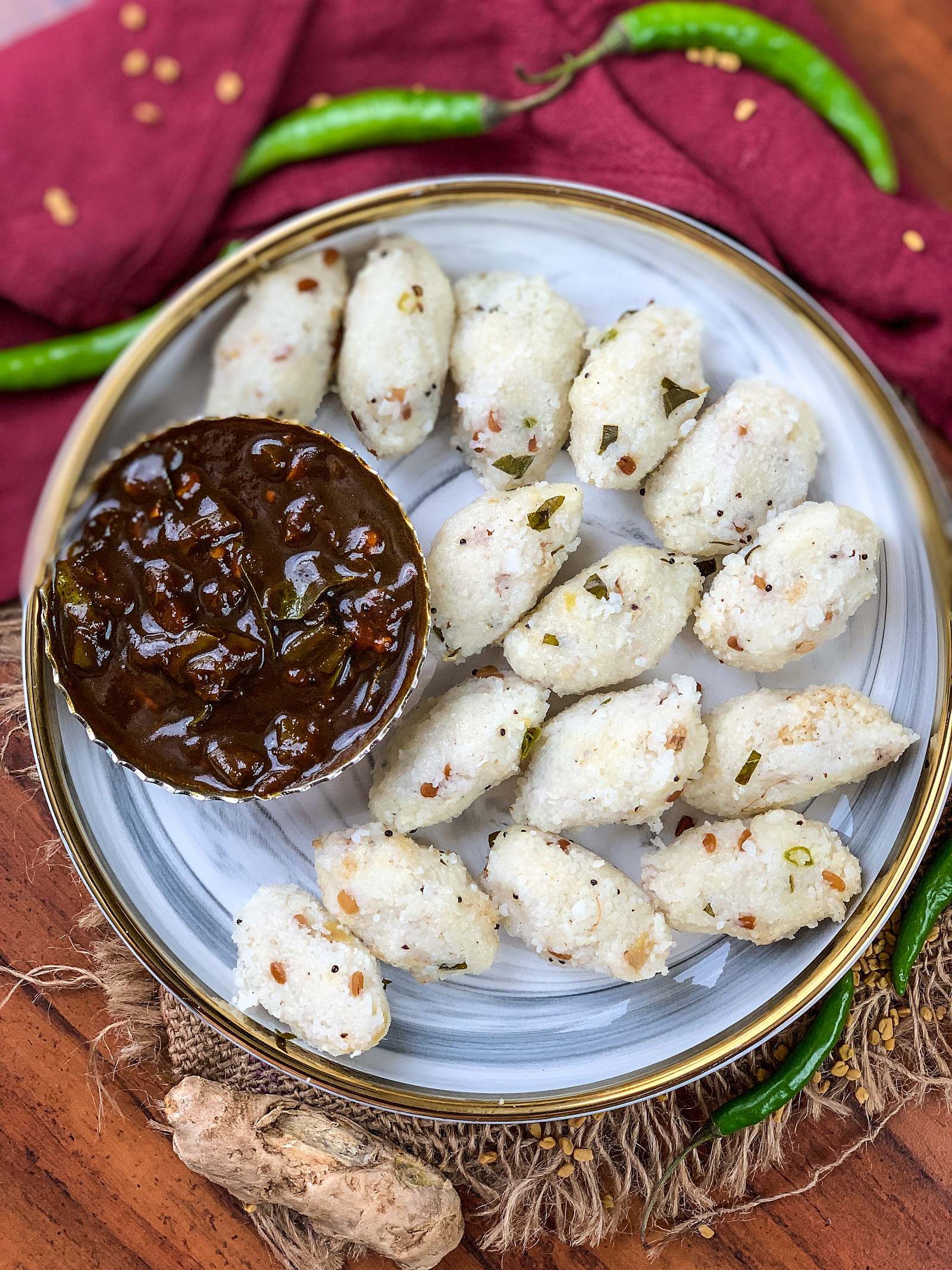 Upma Kozhukattai Recipe - Delicious Broken Rice Steamed Dumplings