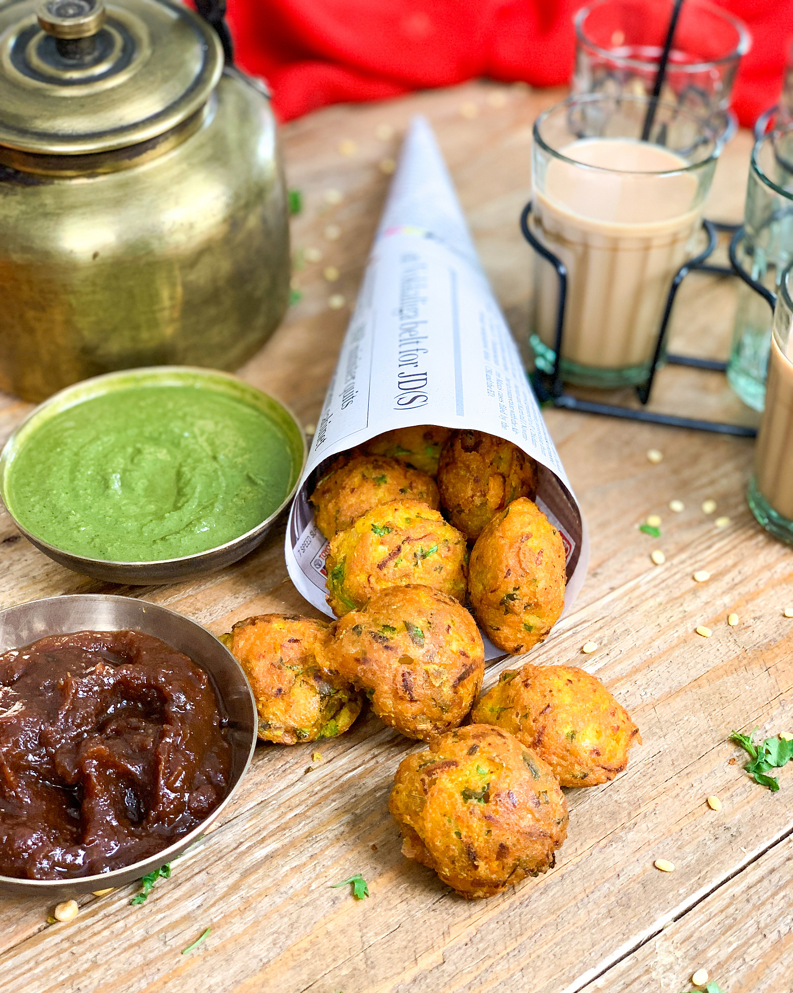 Vegetable Dal Pakora Recipe - Dal Bhajiya