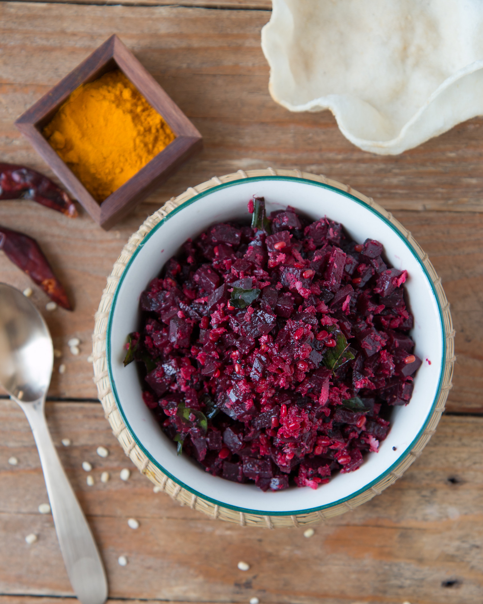 Beetroot Poriyal Recipe - Stir Fried Beetroot