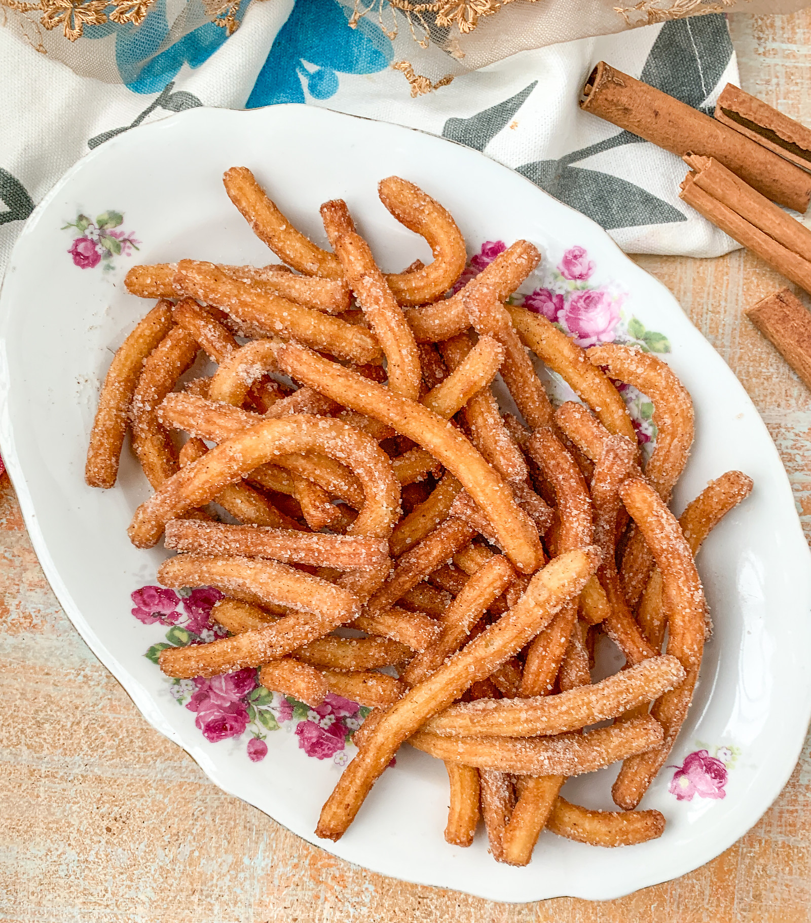 Churros Recipe With Cinnamon & Sugar | Eggless Recipe