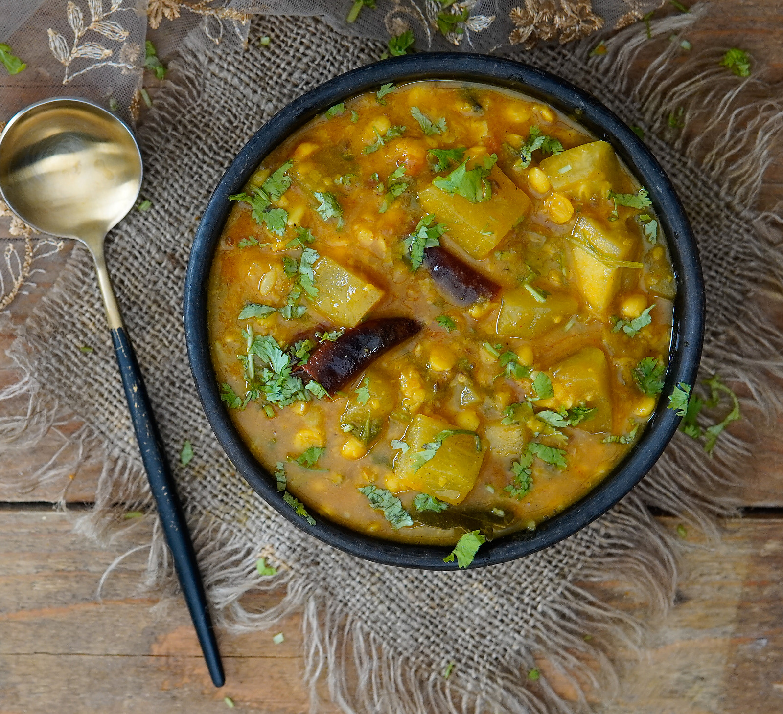 Lauki Chana Dal Recipe | Dudhi Chana Dal |  High Protein Bottle Gourd Lentil Curry