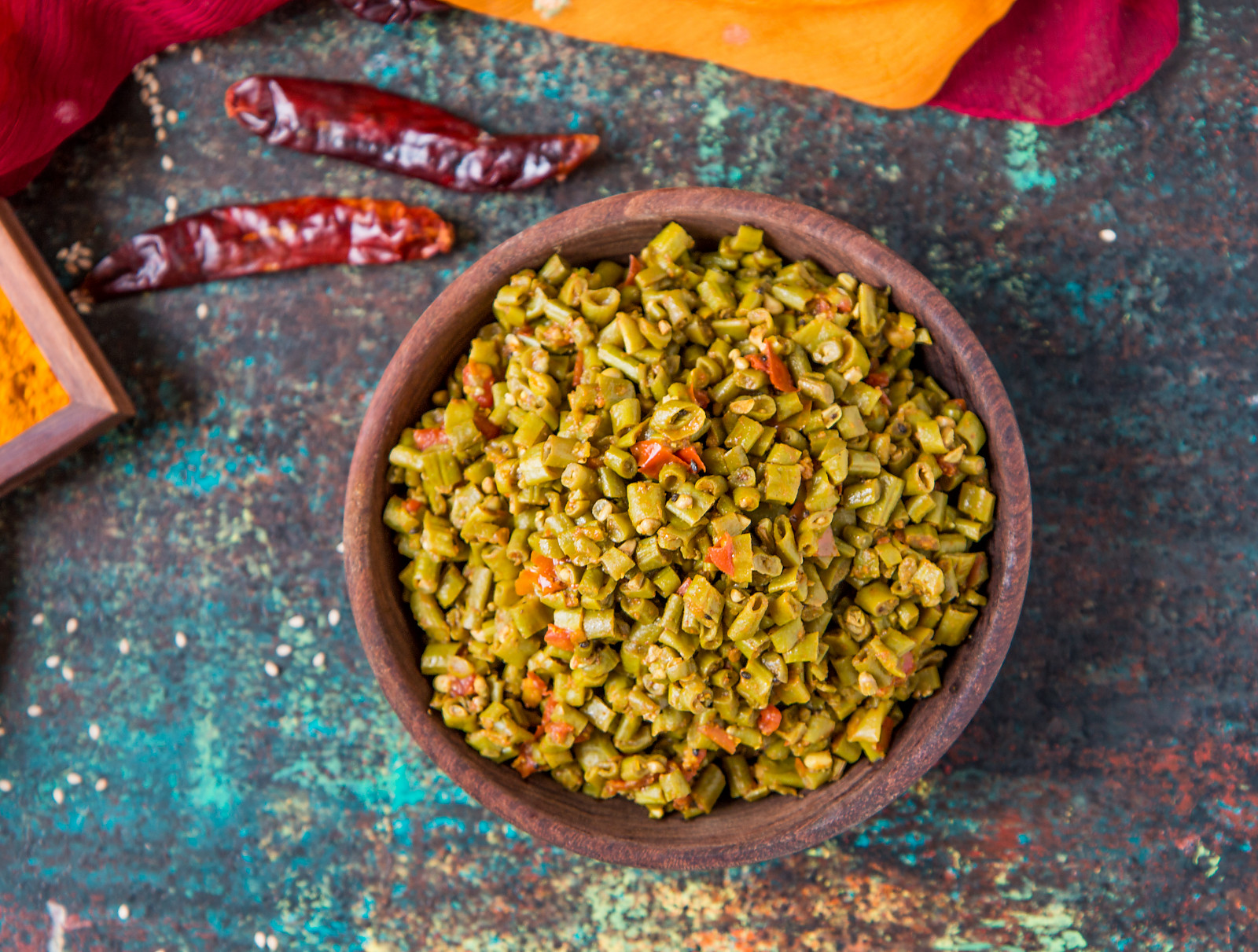 North Indian Chawli ki Sabzi Recipe | Yard Long Beans | Barbati | Karamani