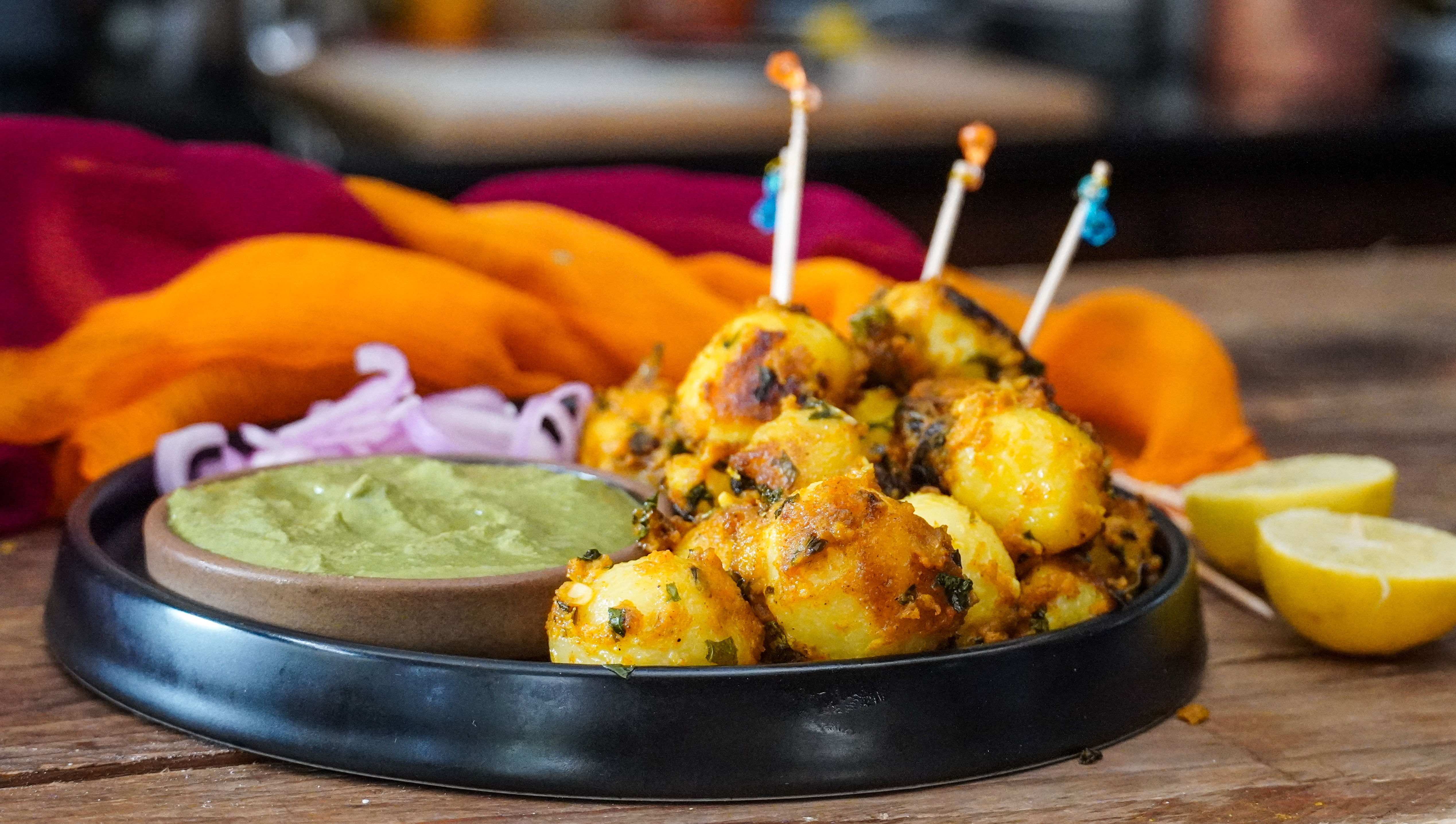 Tandoori Aloo Tikka Recipe - Indian Spiced Roasted Smoked Potatoes by  Archana's Kitchen