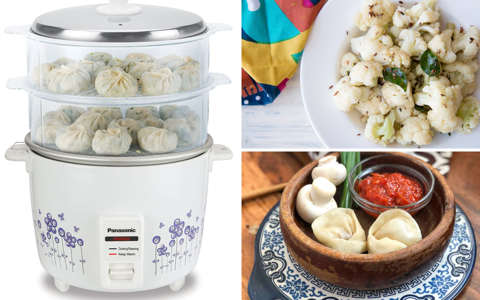 steamer with glass lid dumplings vegetables Steam Pot Food Cooking