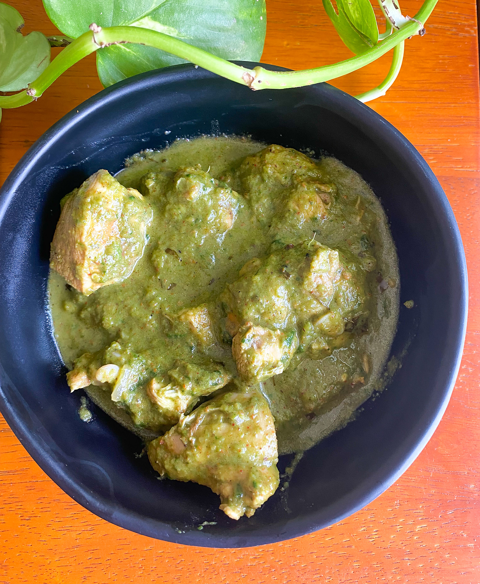 Murgh Palak Recipe - Chicken In Spinach Gravy
