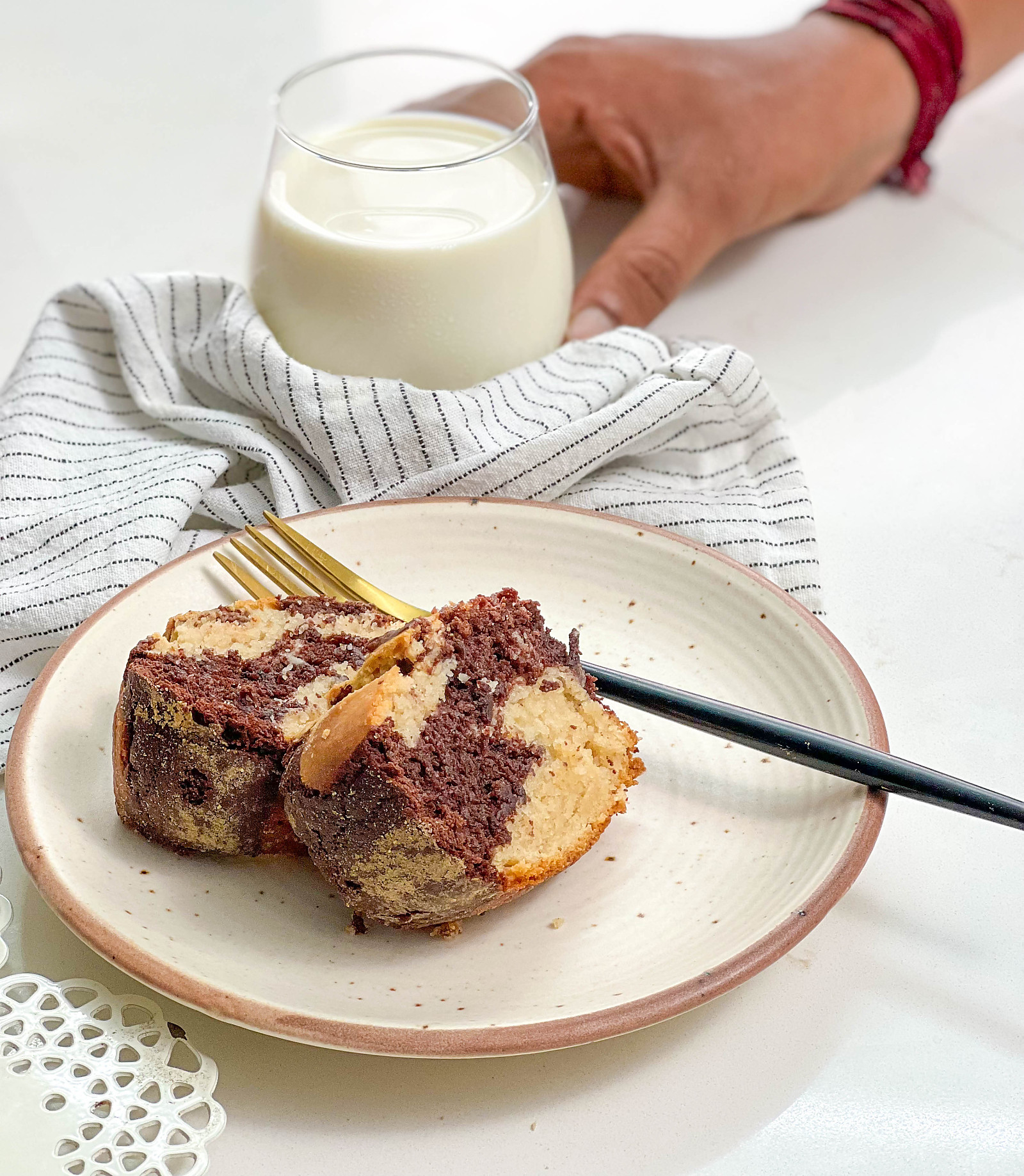 3 Step Millet Marble Cake Using Archanas Kitchen Millet Cake Mixes