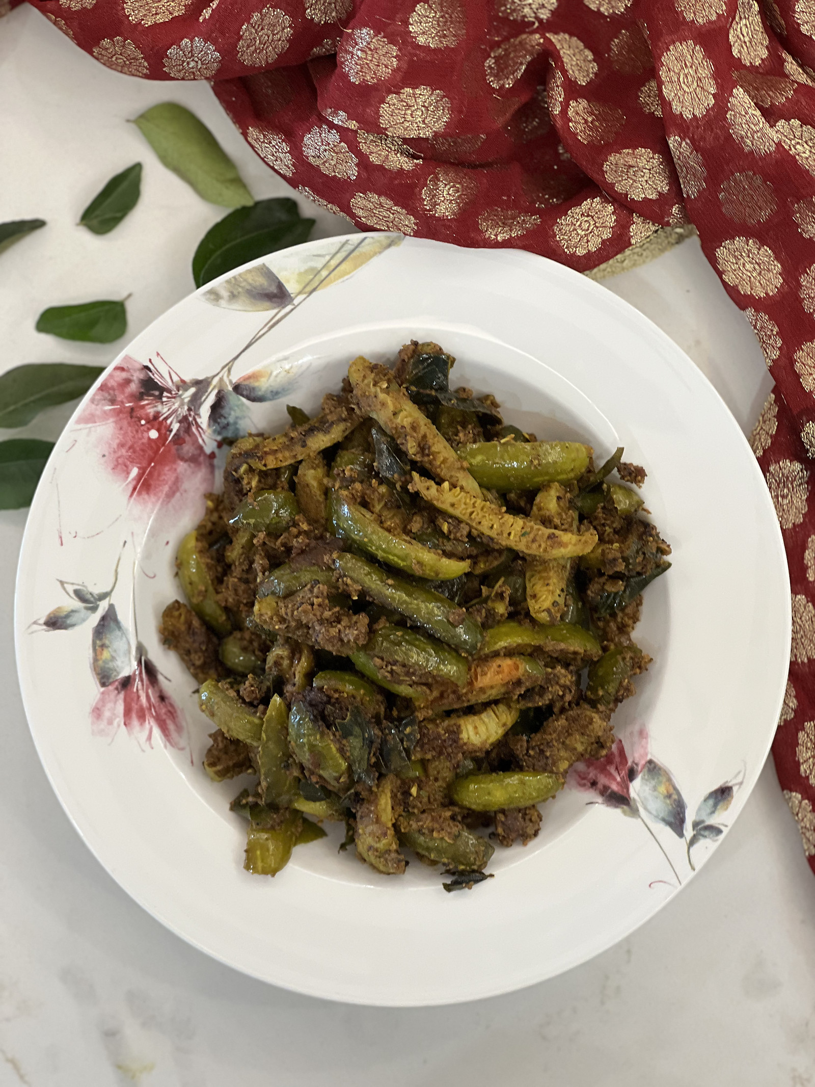 Andhra Dondakaya Ulli Kura Karam Recipe | Dondakaya Poriyal | Kovakkai Curry