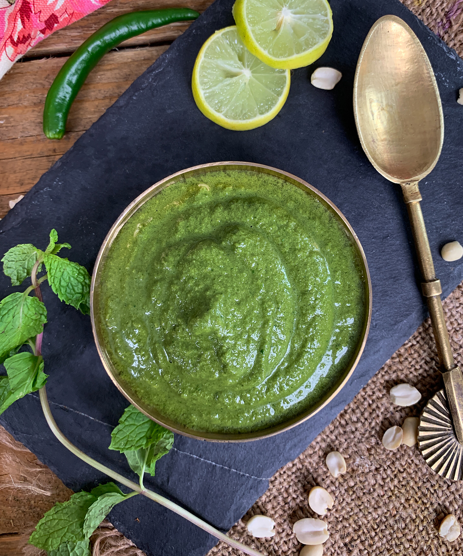 Green Chutney Recipe - Coriander Mint Chutney Recipe