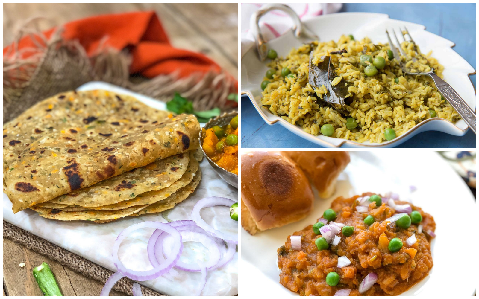 Kids Lunch Box Menu Plan - Cabbage Carrot Onion Pudina Thepla, Methi ...