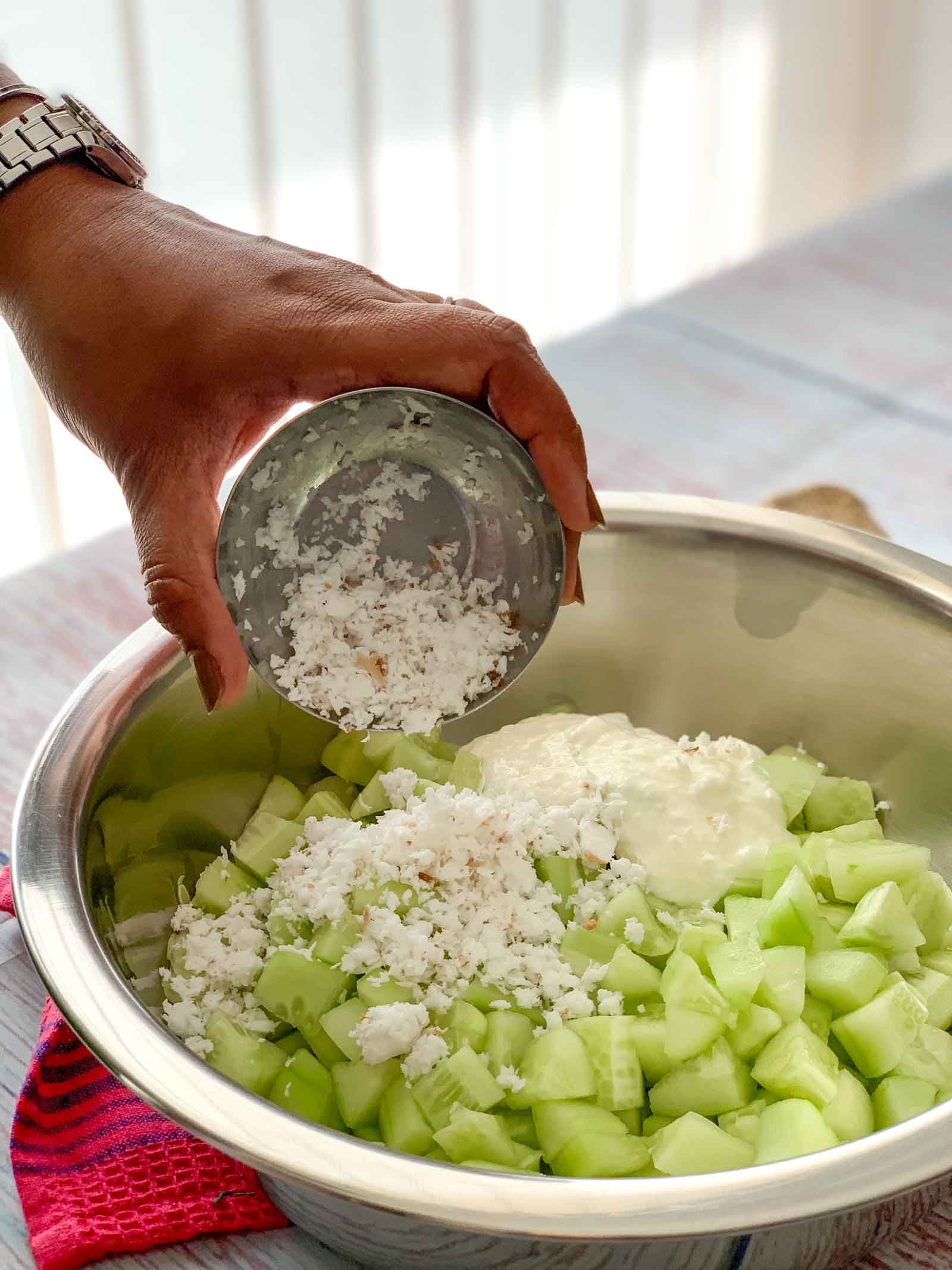 khamang Kakdi an Ayurvedic Recipe Maharastrian Cucumber Salad 10