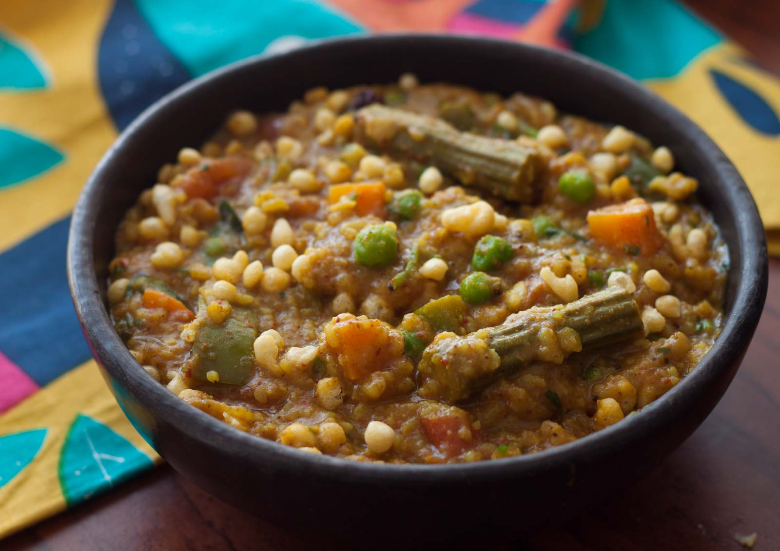 Bisi Bele Bath -Spicy Mixed Vegetable Sambar Rice by Archana's Kitchen