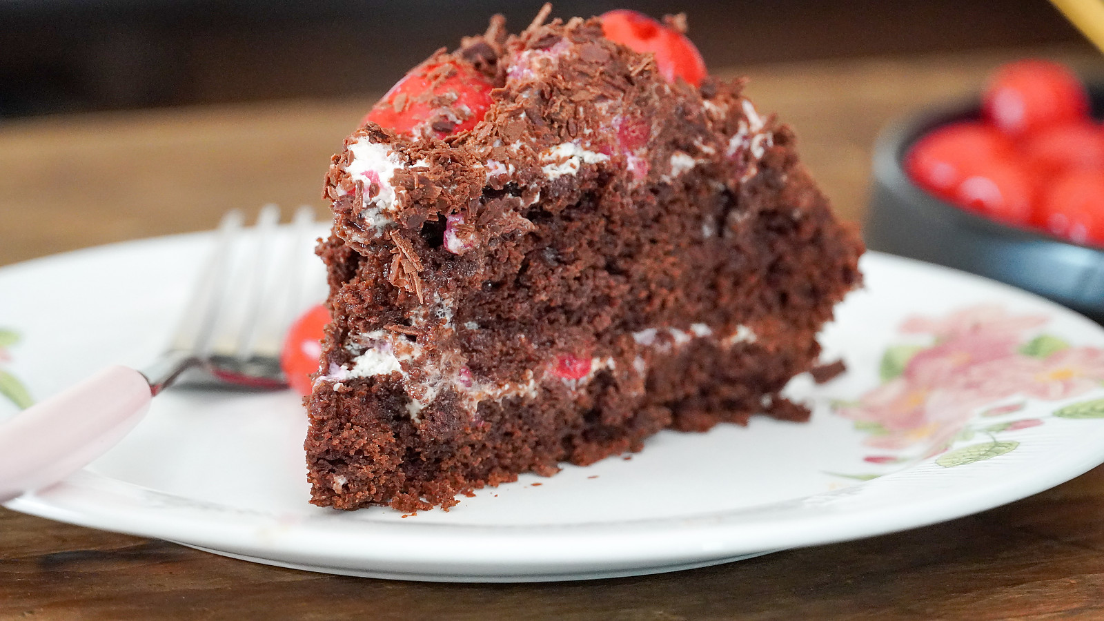 Eggless Black Forest Cake Recipe Using Archana's Kitchen Rich Chocolate Cake Mix