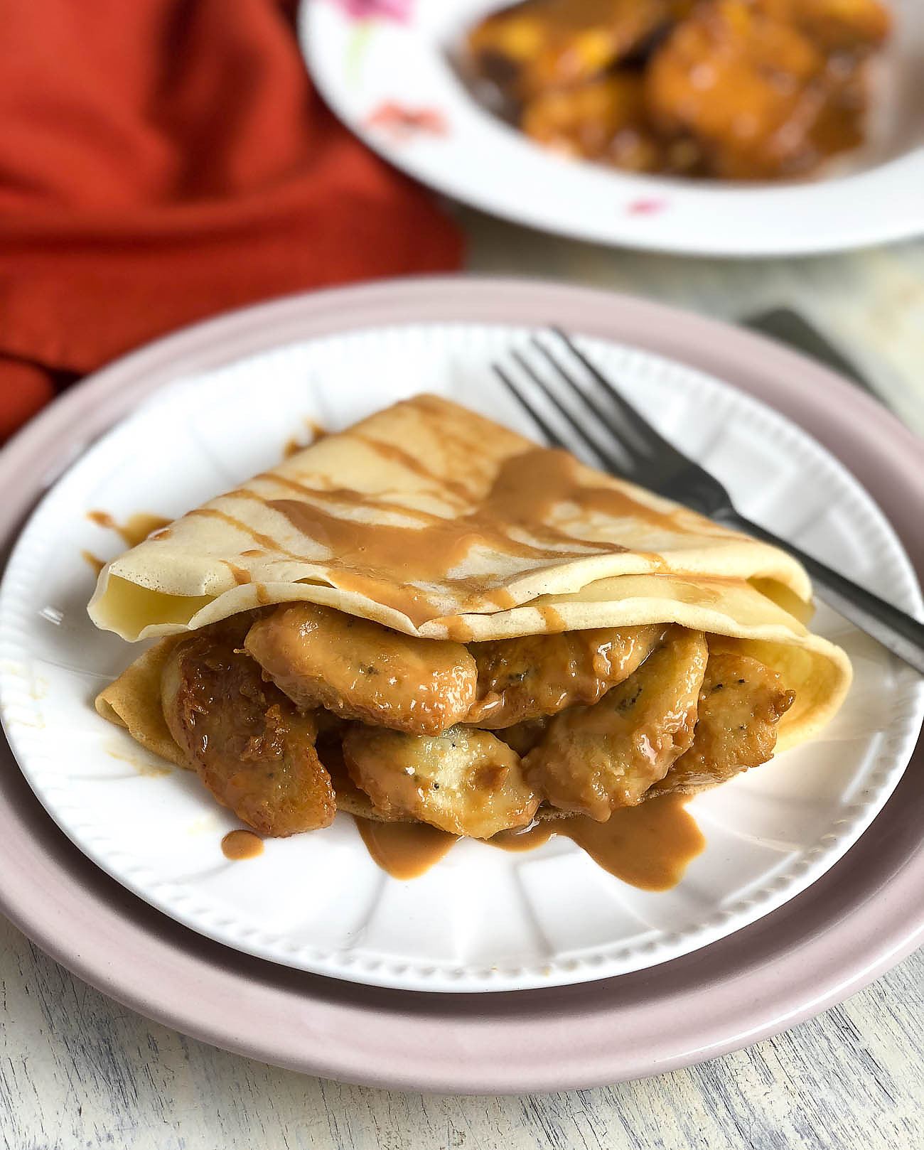 Crepes Stuffed With Caramelized Banana Recipe