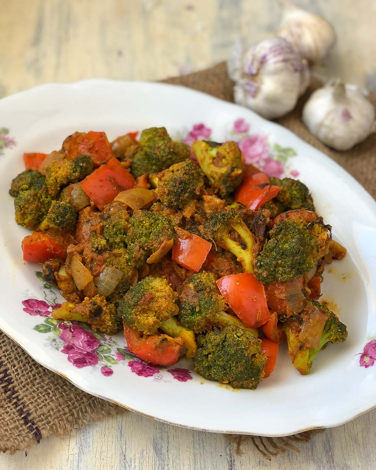 Kadai Broccoli Masala Recipe - Broccoli Cooked With Indian Spices Kadai Broccoli Masala Recipe - Broccoli Cooked With Indian Spices