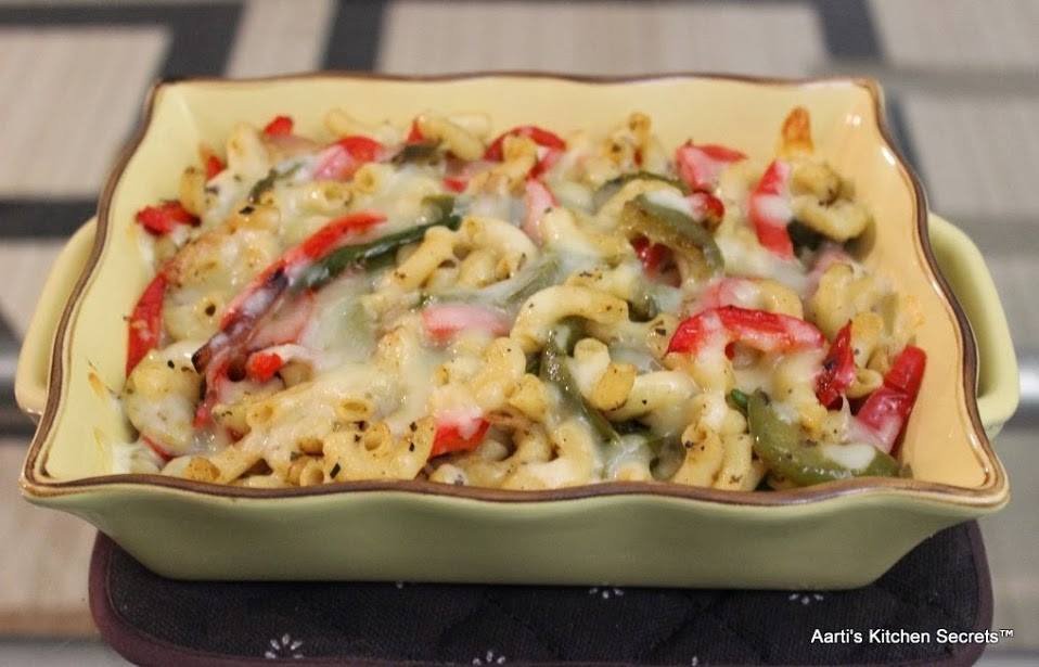 Bell Pepper & Cheese Macaroni Recipe