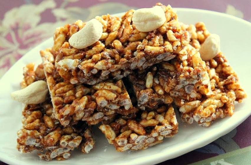 Puffed Rice Bar Recipe Puffed Rice Bar Recipe