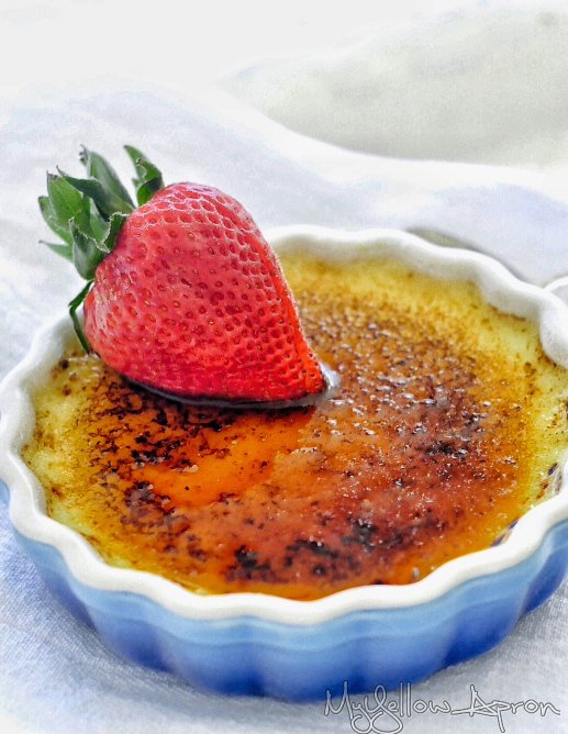 Saffron Cardamom Creme Brulée Recipe