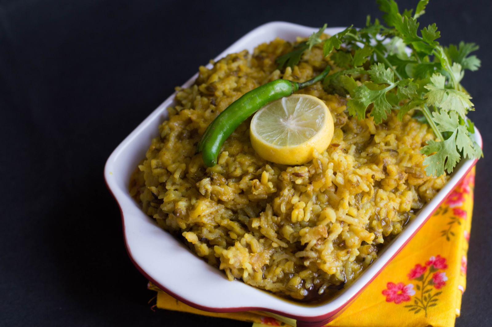 Khichdi With Fresh Spices Recipe