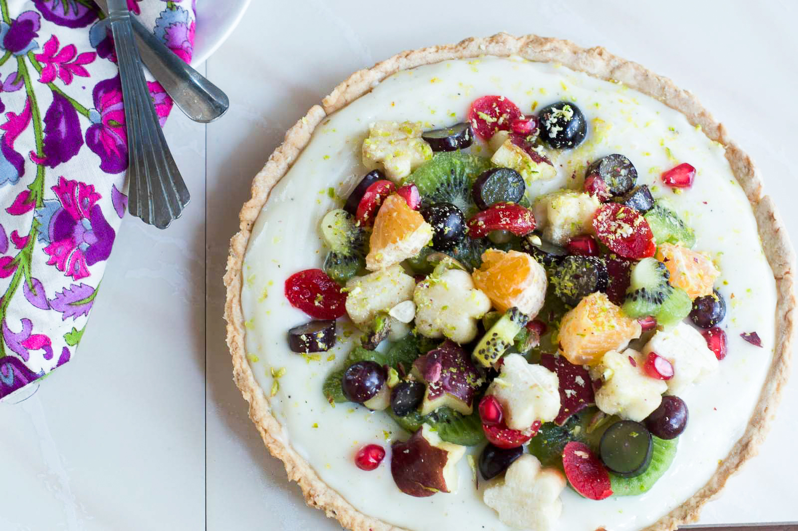 Thandai Shrikhand Tart Recipe Thandai Shrikhand Tart Recipe