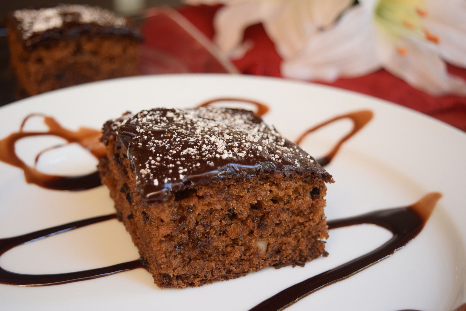 Eggless Whole Wheat Cake with Chocolate Buttercream Frosting Recipe