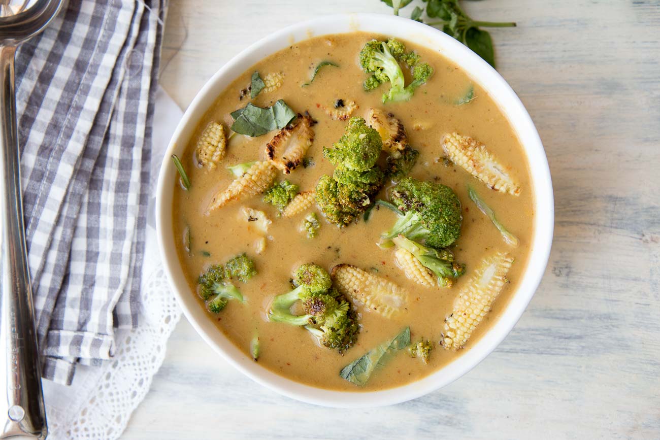 Vegetarian Thai Red Curry Recipe By Archana S Kitchen
