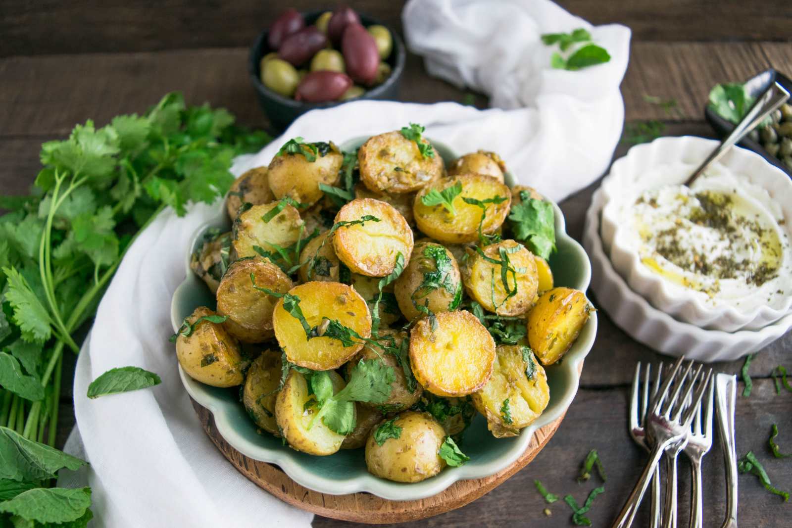 Herbed Baby Potatoes Recipe