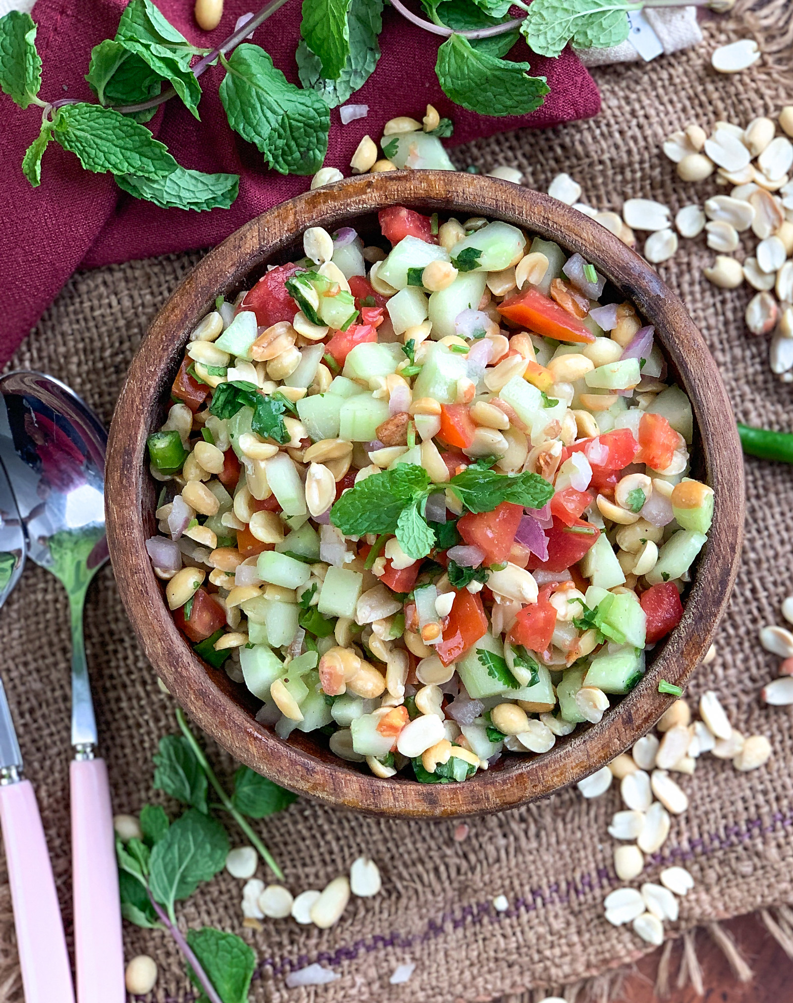 Peanut Cucumber Salad Recipe 