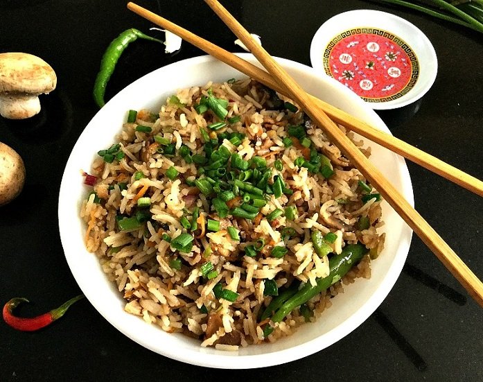 Mushroom Fried Rice Recipe