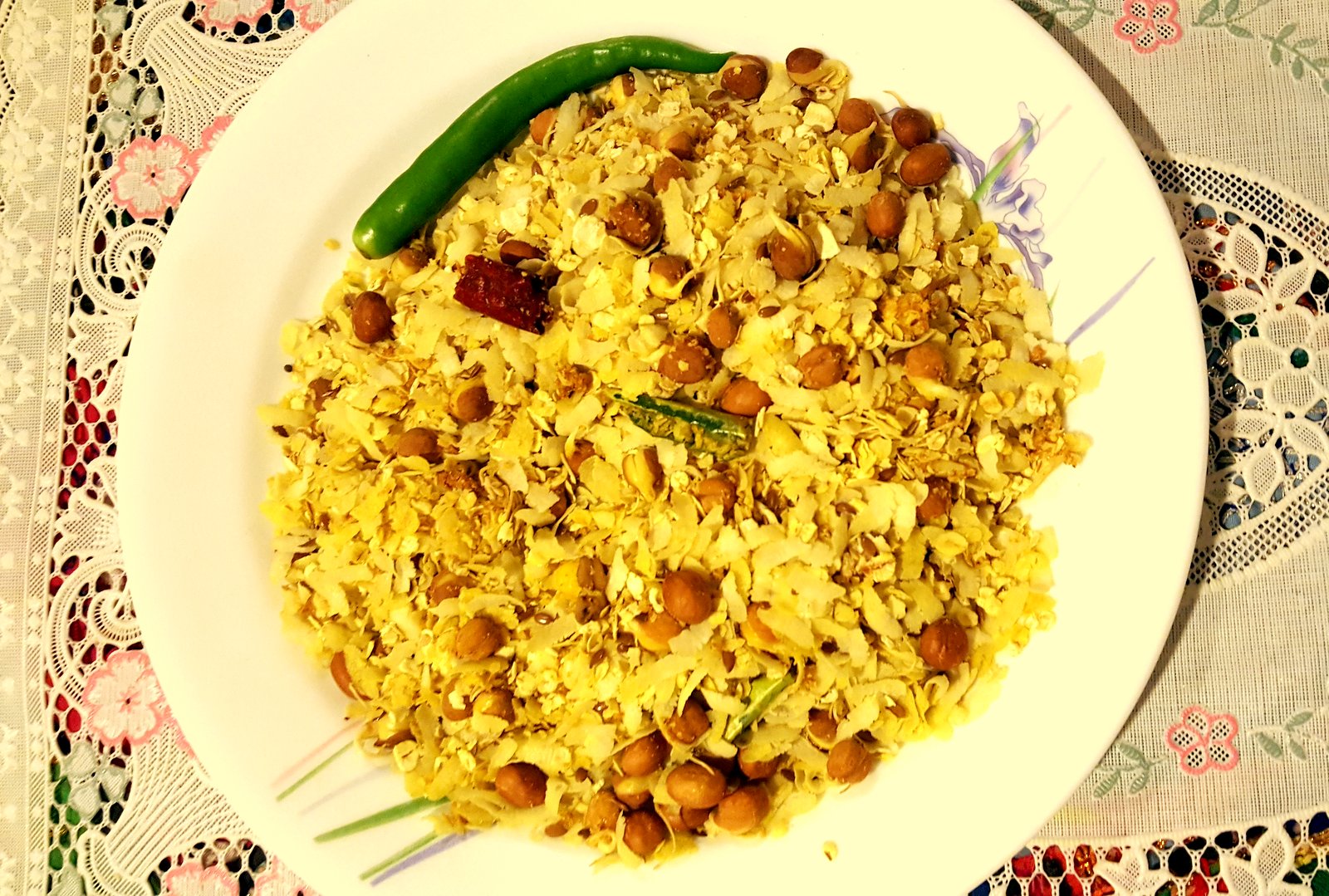 Oats Chivda Recipe- Oats Poha Mixture- No Onion No Garlic 