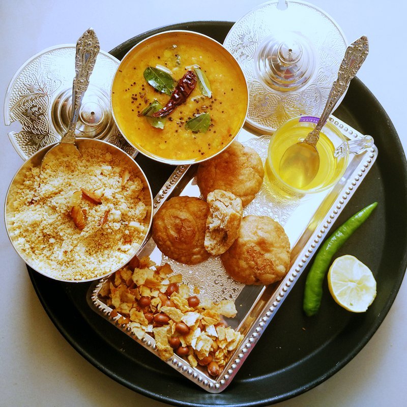 Rajasthani Dal Baaple Churma Recipe