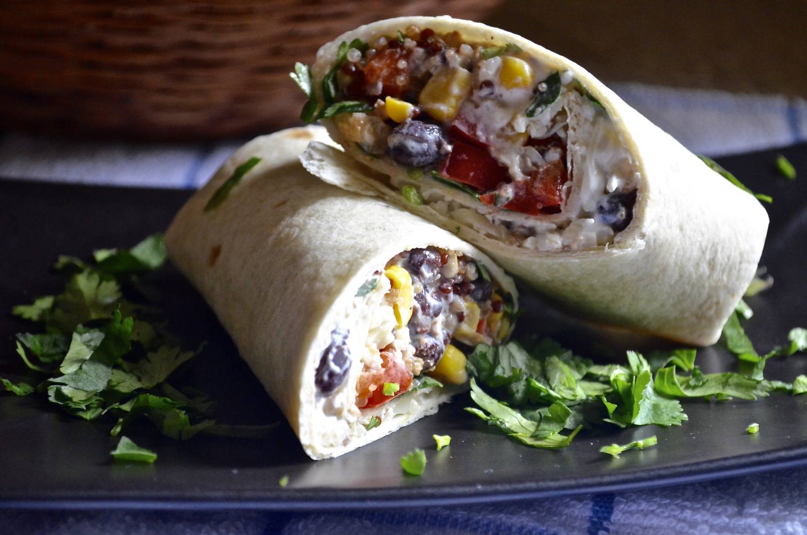 Healthy Black Bean Stuffed Burrito Recipe With Amaranth And Quinoa