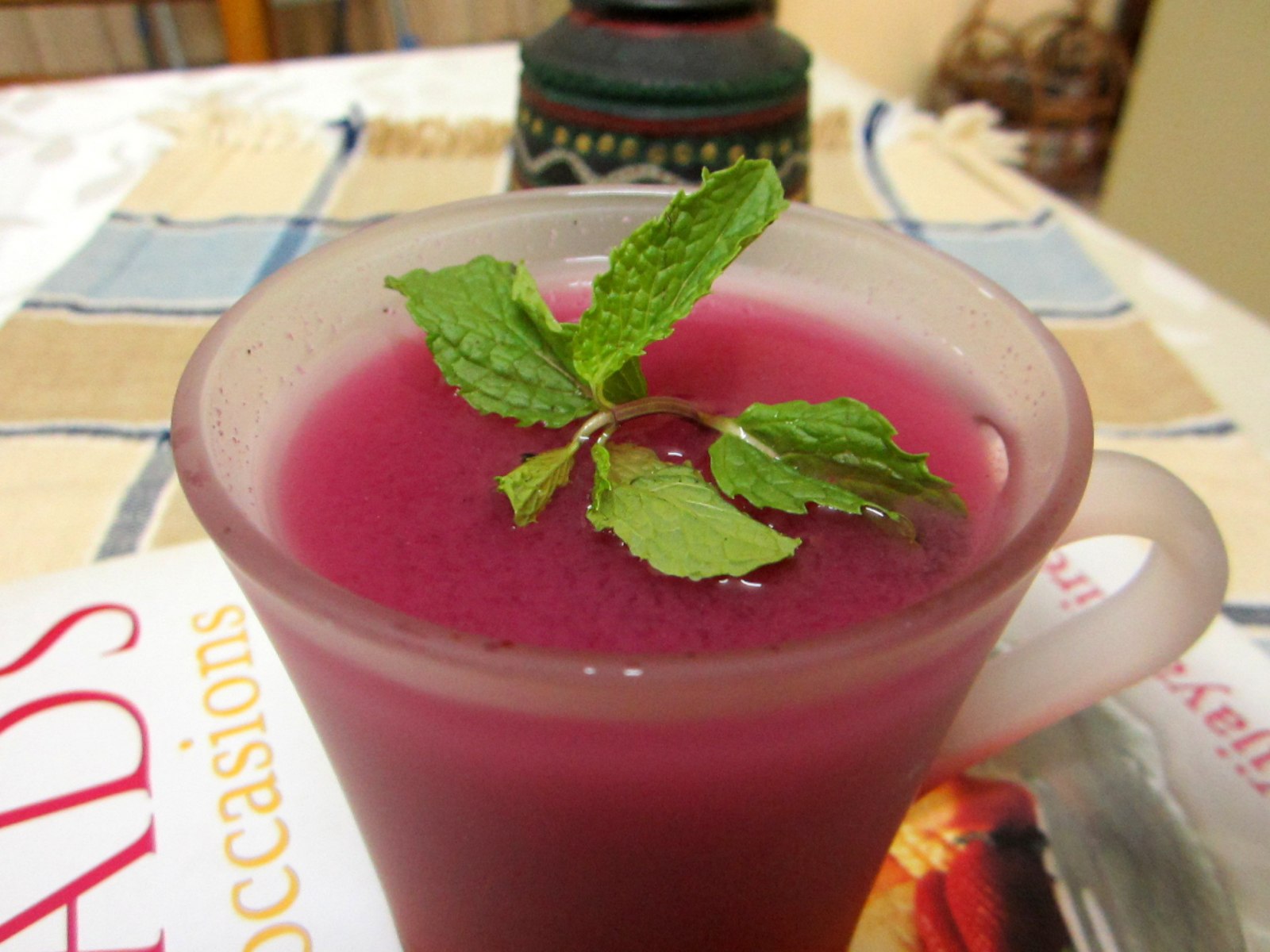 Healthy Jamun Cooler Recipe (Black Plum Juice)