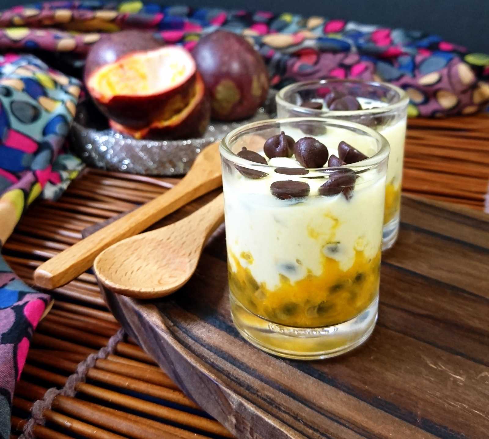 Passion Fruit- Shrikhand Shots Recipe