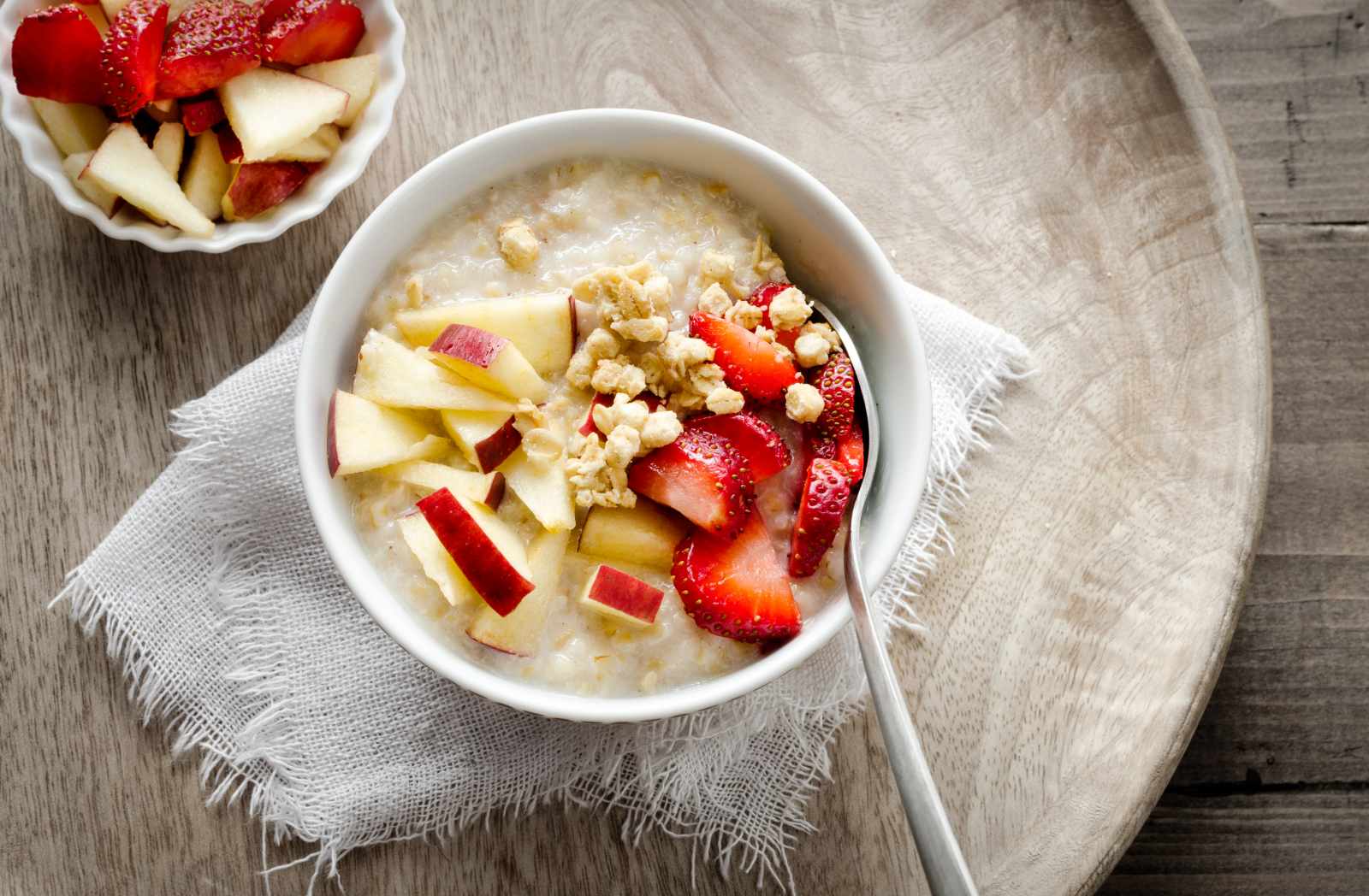 Broken Wheat And Apple Porridge Recipe