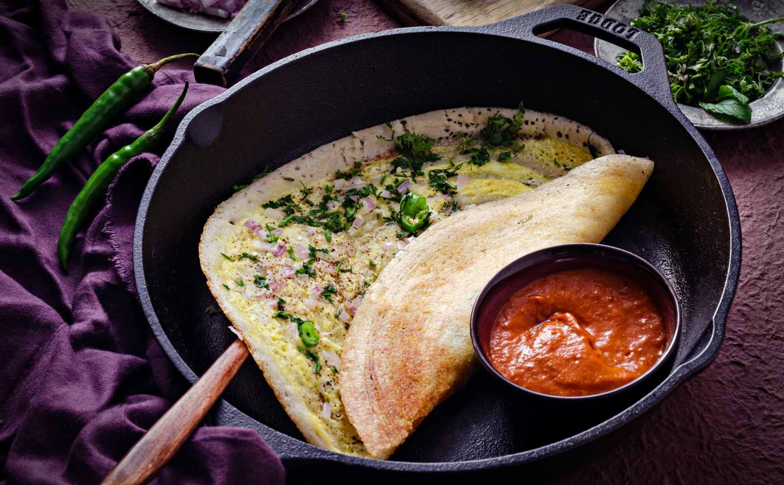 Egg Dosa Recipe