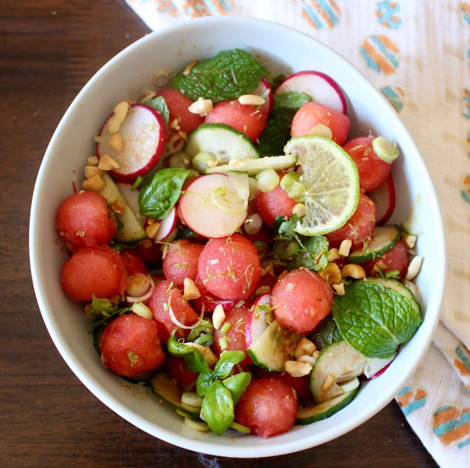 Asian Watermelon Salad Recipe