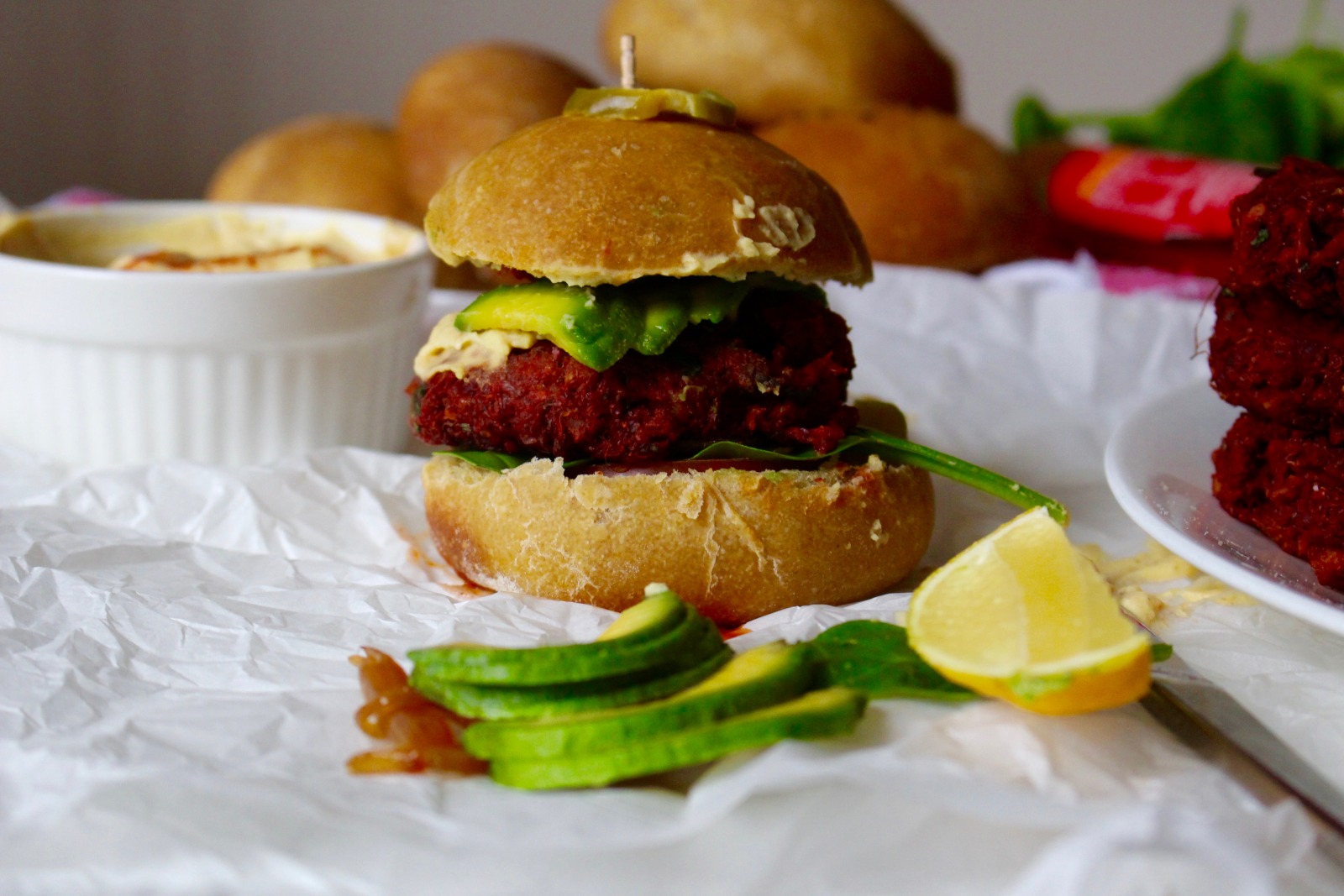 Beet Quinoa Sliders Recipe