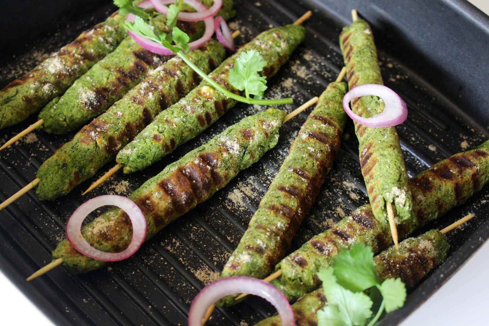 Haryali Seekh Kebab Recipe