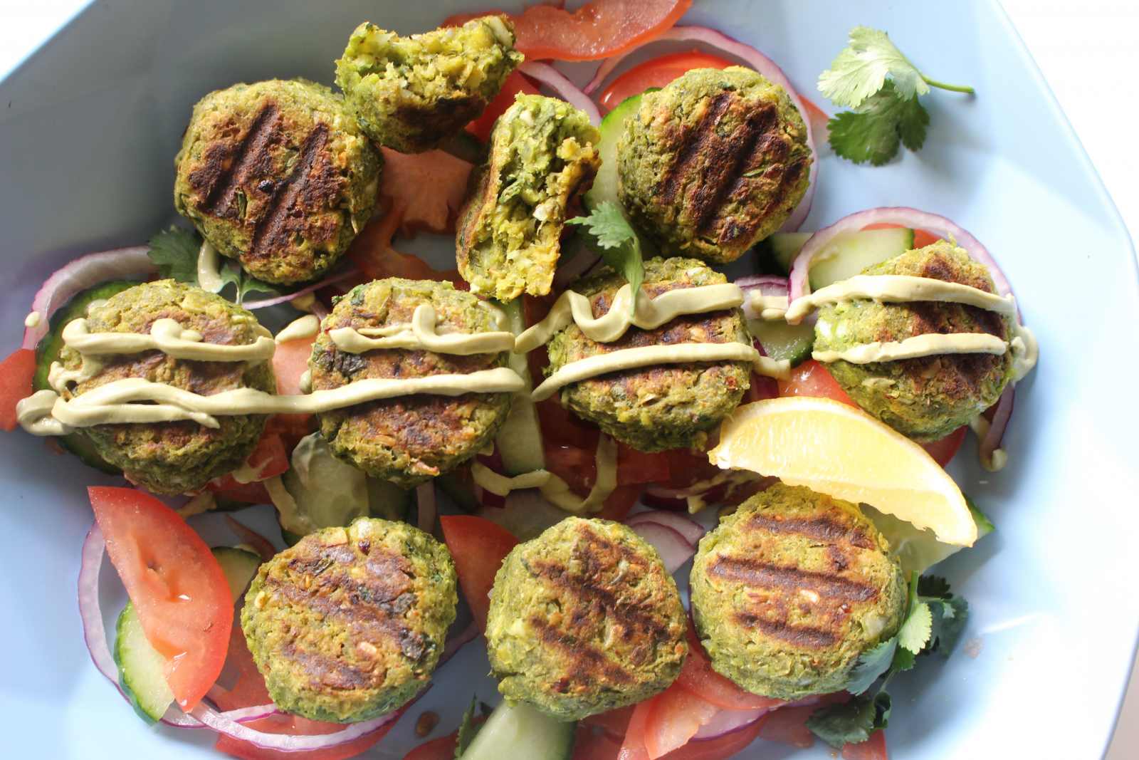 Delicious Spinach Falafels