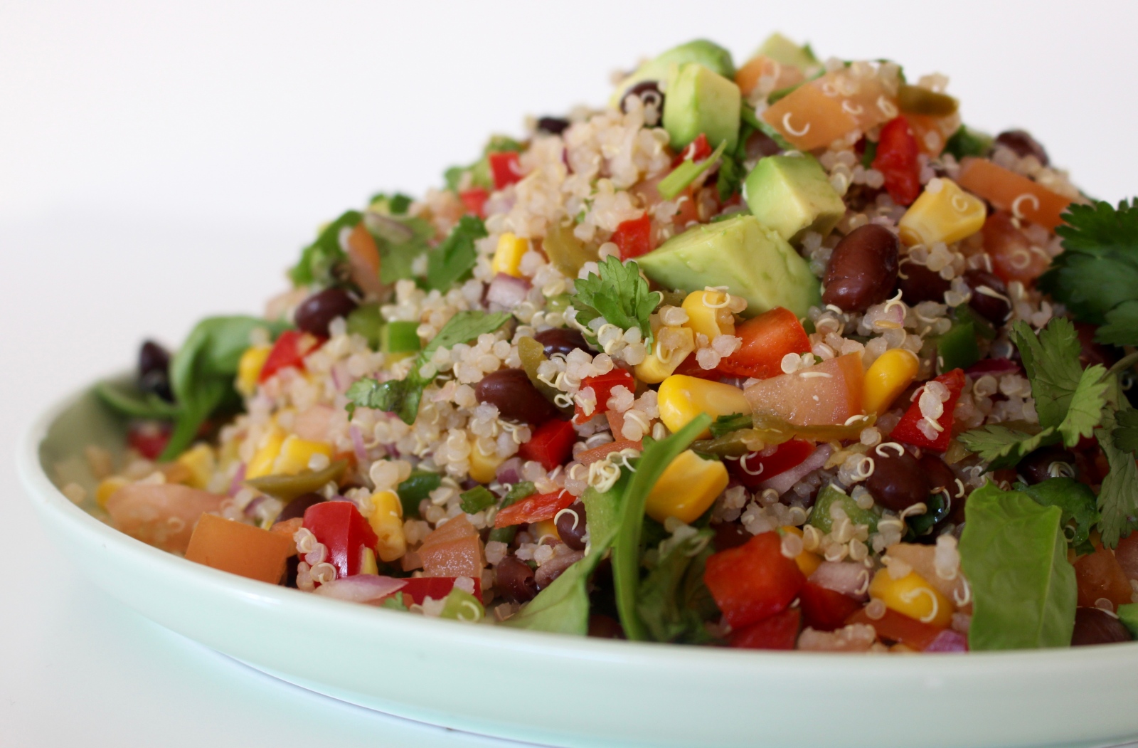 Mexican Quinoa Bean Salad Recipe