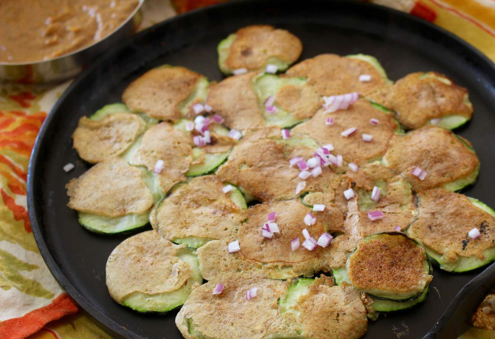 Zucchini Pesarattu Recipe